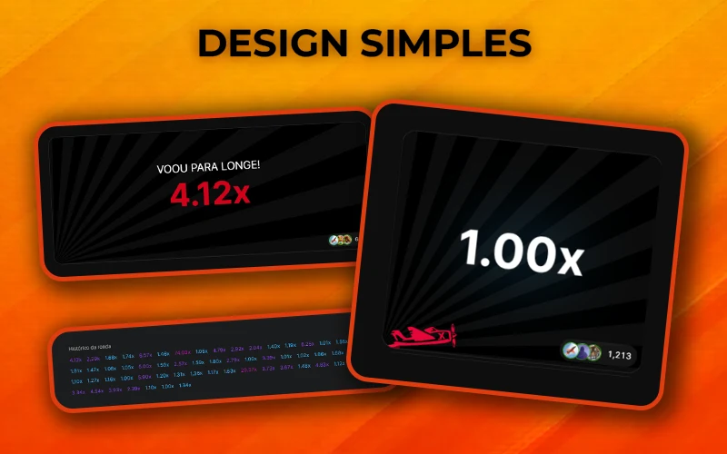 Desfrute do design simples do Aviator na EsportivaBet.