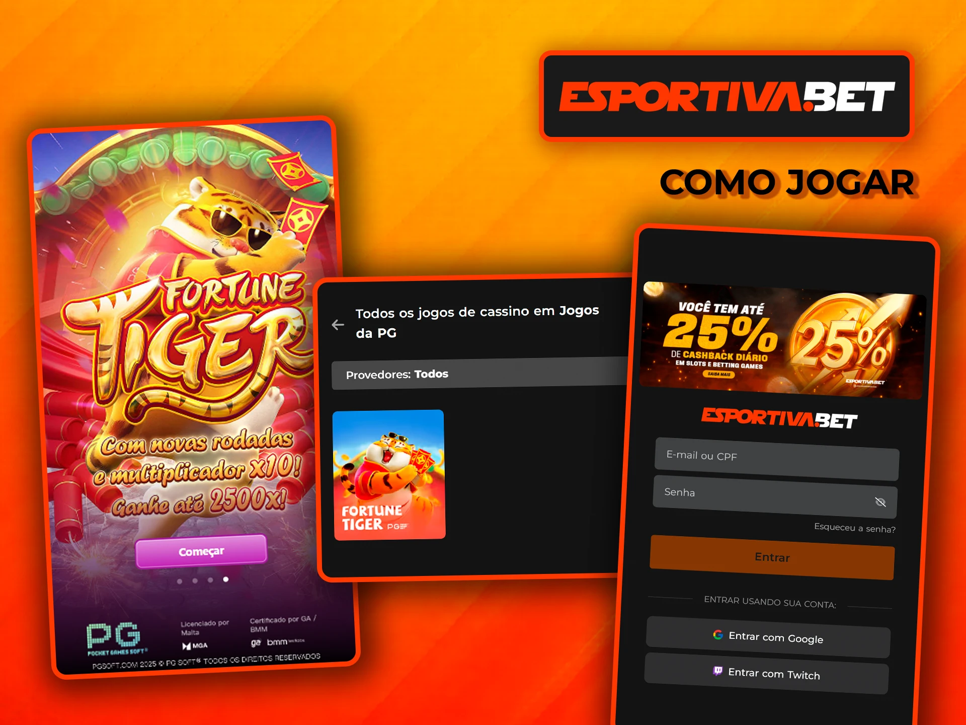 Descubra como jogar Fortune Tiger na EsportivaBet.