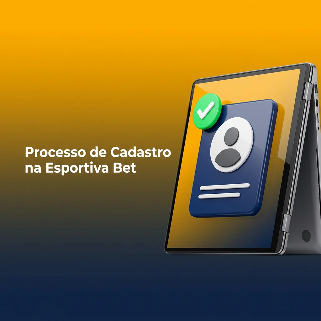 Passo a passo do processo de cadastro na Esportiva Bet com formulário e depósito via Pix